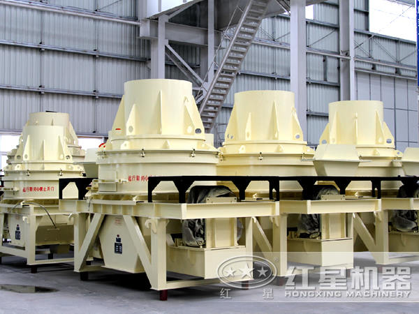 石灰石制砂機生產(chǎn)車間