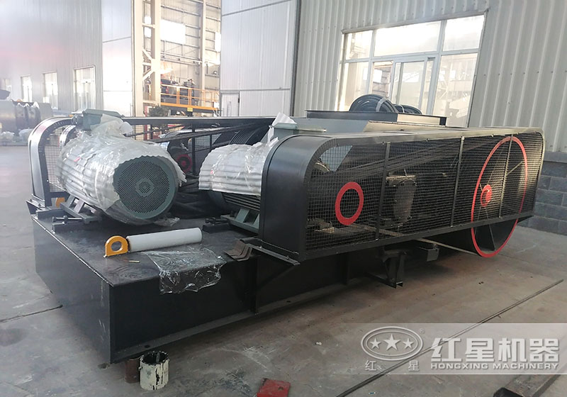 對輥破碎機，雙輥作業(yè)