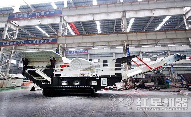 履帶式全自動粉鵝卵石石頭機器