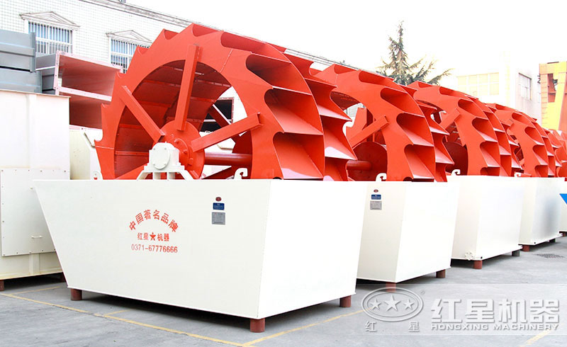 河砂洗砂機廠區(qū)實拍